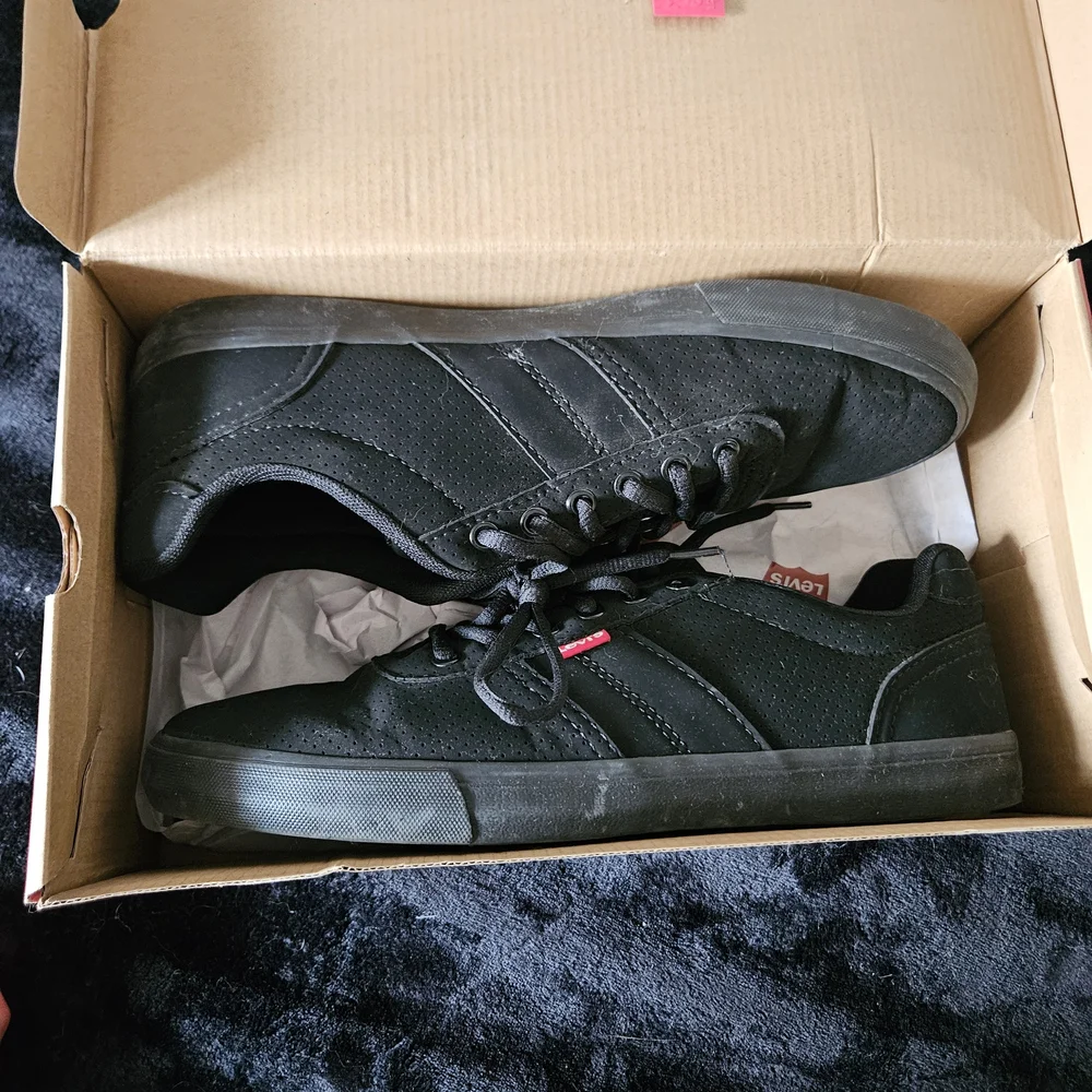 Levi's Black Sneakers Low-Top Canvas